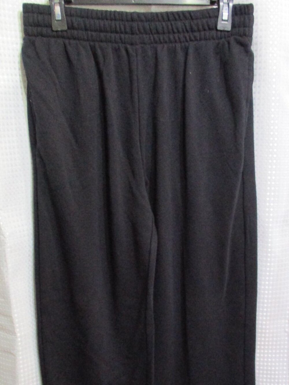 Xersion Men’s Black Quick-Dri Elastic Waist Tapered Activewear Fleece Pants Sz M